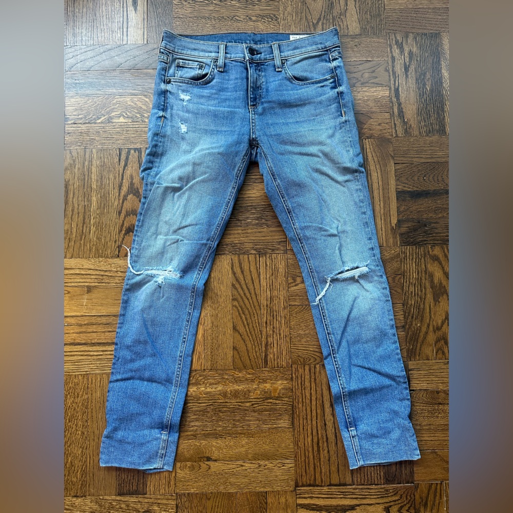 rag & bone Light Blue Skinny Jeans